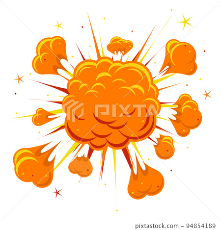 Comic book explosion 94854189