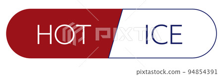 Hot and iced simple icons Hot and iced simple icons 94854391