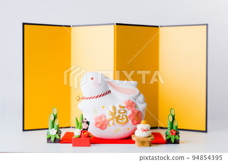 New Year's card material (Yun Year) 94854395