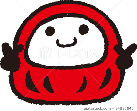 Daruma with double peace 94855045