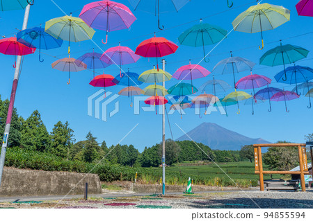Mount Fuji Fuji Umbrella Sky 94855594