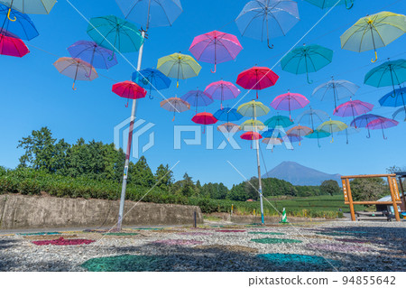 Mount Fuji Fuji Umbrella Sky Mount Fuji Fuji Umbrella Sky 94855642