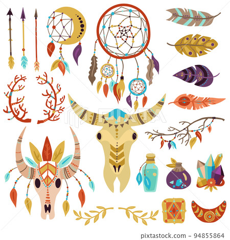 Boho Elements Set 94855864
