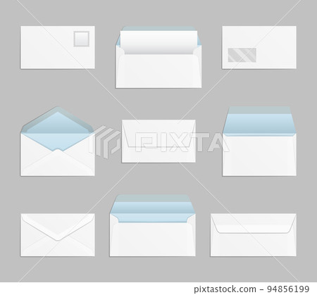 Closed and open envelopes vector set Closed and open envelopes vector set 94856199