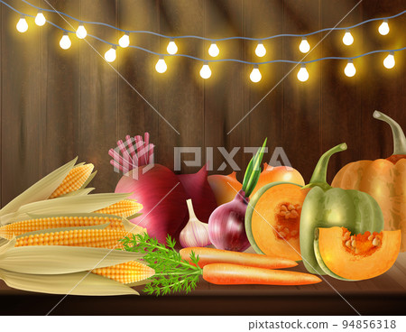 Colored Thanksgiving Day Background Colored Thanksgiving Day Background 94856318
