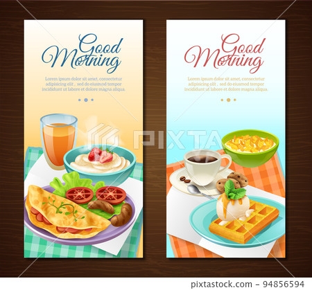 Breakfast Vertical Banners 94856594
