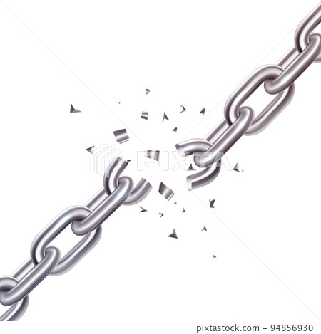 Broken Chain Illustration Broken Chain Illustration 94856930