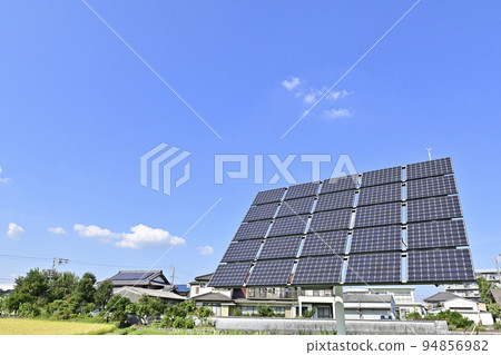 solar panels and photovoltaics. 94856982