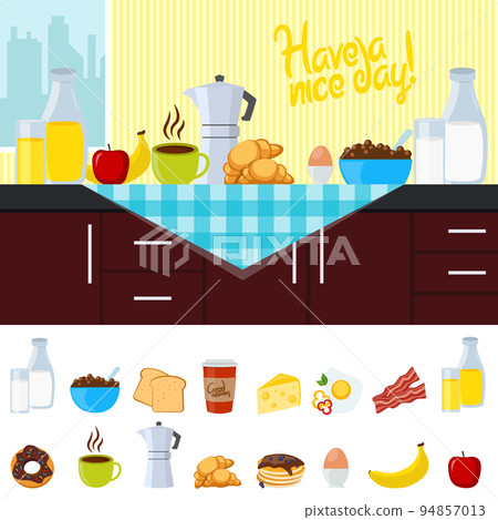 Breakfast Flat Composition Breakfast Flat Composition 94857013