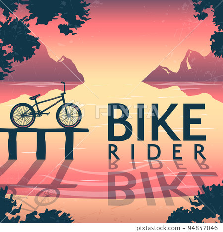 BMX Bike Riding Poster 94857046