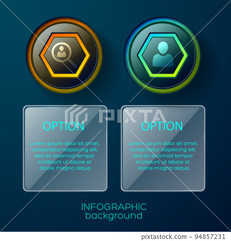 Social Business Infographic Background 94857231