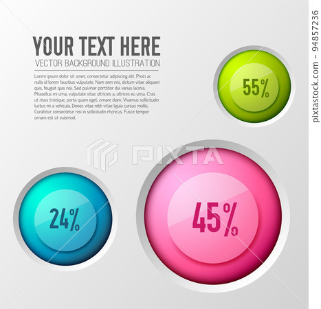 Percantage Bubbles Creative Background Percantage Bubbles Creative Background 94857236