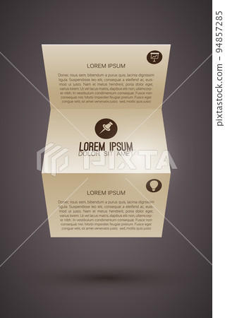 Abstract Presentation Infographic Template 94857285