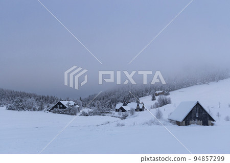 Jizerka settlemen, parts village Korenov, Liberec region, Northern Bohemia, Czech Republic Jizerka settlemen, parts village Korenov, Liberec region, Northern Bohemia, Czech Republic 94857299