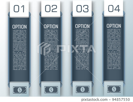 Business Colored Design Banner Set 94857550