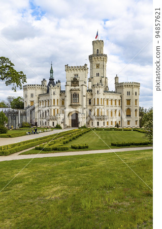 Hluboka nad Vltavou castle in Southern Bohemia, Czech Republic Hluboka nad Vltavou castle in Southern Bohemia, Czech Republic 94857621