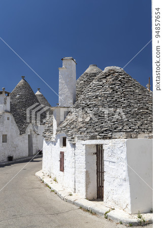 Trulli houses in Alberobello, UNESCO site, Apulia region, Italy Trulli houses in Alberobello, UNESCO site, Apulia region, Italy 94857654