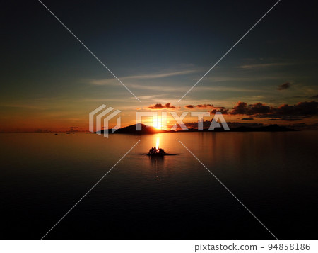 Uninhabited island JEEP island in Chuuk, Micronesia. Here is the world's greatest wreck diving destination. Uninhabited island JEEP island in Chuuk, Micronesia. Here is the world's greatest wreck diving destination. 94858186