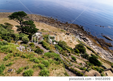 Coastline landscape near Castle St Michael Mount - Cornwall, England Coastline landscape near Castle St Michael Mount - Cornwall, England 94858999