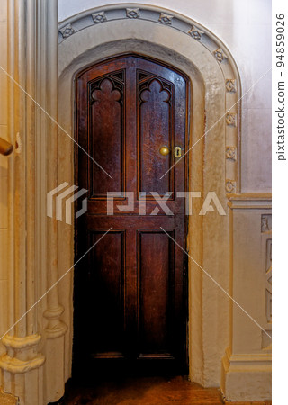 Old door at Castle of St Michael Mount - Cornwall, England 94859026