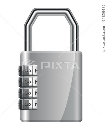 Code padlock. Lock with combination password code. Privacy number password entry. Safeguard and protection concept. Safety symbol Code padlock. Lock with combination password code. Privacy number password entry. Safeguard and protection concept. Safety symbol 94859482