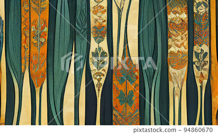 luxury cloth with floral shapes luxury cloth with floral shapes 94860670