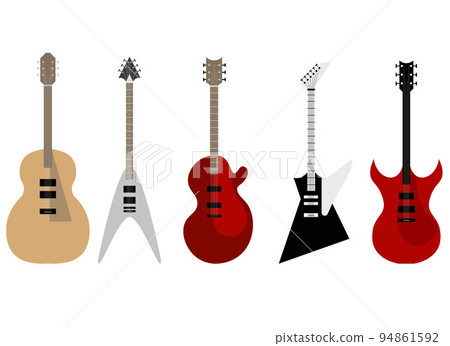 guitar vector design illustration isolated on white background 94861592