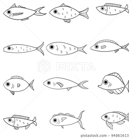 Set of cartoon fishes. Modern flat fishes, Isolated fish. Flat design fish. Vector illustration, fishes. fish collection Set of cartoon fishes. Modern flat fishes, Isolated fish. Flat design fish. Vector illustration, fishes. fish collection 94861613