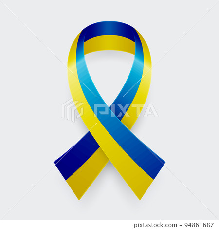 Vector 3d Realistic Yellow and Blue Ribbon Icon Closeup Isolated on White Background. Support for Ukraine Symbo Clipart. Design Template for Anti War Call, Peace, Struggle, Protest Vector 3d Realistic Yellow and Blue Ribbon Icon Closeup Isolated on White Background. Support for Ukraine Symbo Clipart. Design Template for Anti War Call, Peace, Struggle, Protest 94861687
