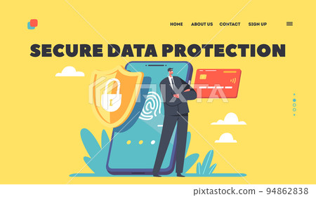 Secure Data Protection Landing Page Template. Credit Card Check And Software for Confidential Access for Cellphone Secure Data Protection Landing Page Template. Credit Card Check And Software for Confidential Access for Cellphone 94862838