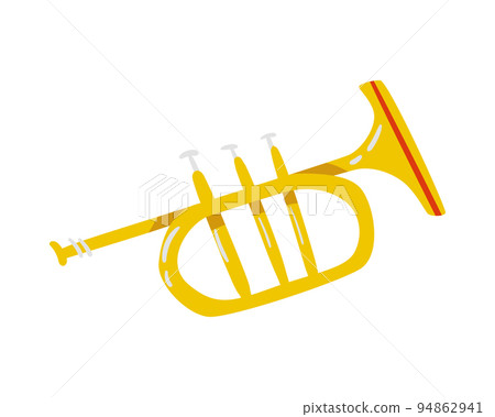 Trumpet Flat Icon 94862941