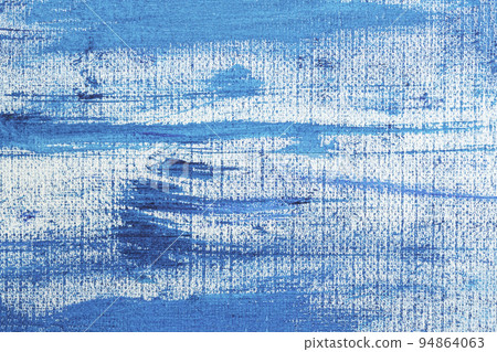 Watercolor stains, strokes of blue shades. Abstract hand drawn background on paper Watercolor stains, strokes of blue shades. Abstract hand drawn background on paper 94864063