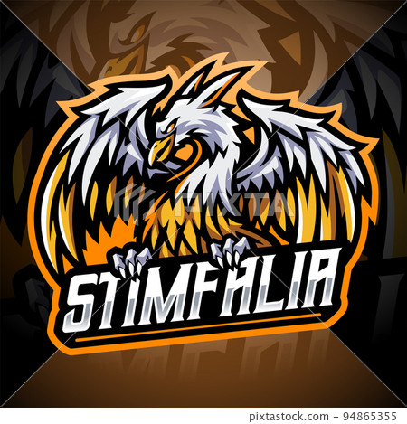 Stimfalia bird esport mascot logo design 94865355