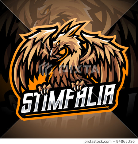 Stimfalia bird esport mascot logo design 94865356