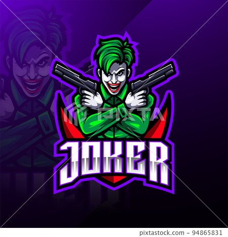 Joker esport mascot logo design Joker esport mascot logo design 94865831
