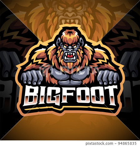 Bigfoot esport mascot logo desig Bigfoot esport mascot logo desig 94865835