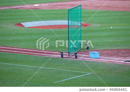 Defensive practice at Mazda Stadium Defensive practice at Mazda Stadium 94866481