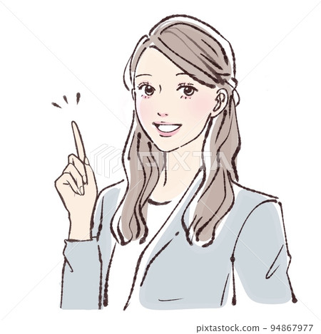 Female illustration material Female illustration material 94867977