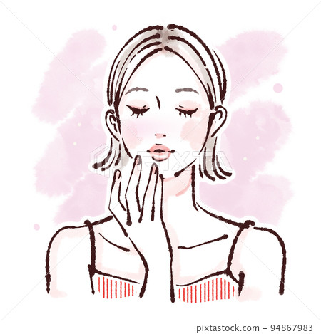 女性插畫素材 女性插畫素材 94867983