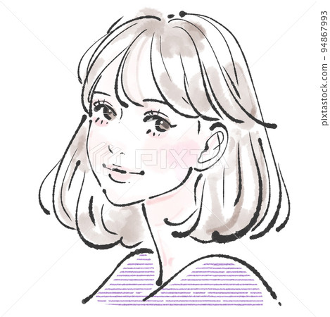 女性插畫素材 94867993