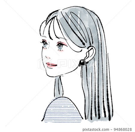 女性插畫素材 94868028