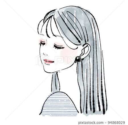 女性插畫素材 女性插畫素材 94868029