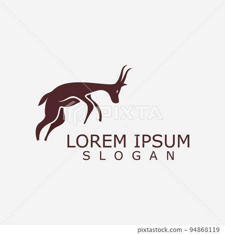 Antelope logo icon design animal simple illustration template idea Antelope logo icon design animal simple illustration template idea 94868119