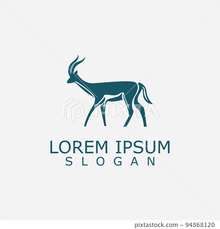 Antelope logo icon design animal simple illustration template idea Antelope logo icon design animal simple illustration template idea 94868120