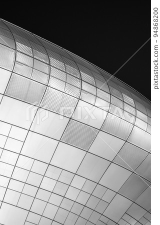 Dongdaemun Design Plaza landmark in Seoul, South Korea, futuristic architecture 94868200