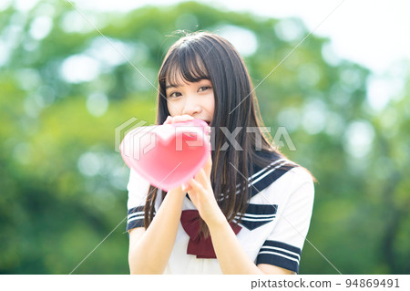 高中女生歡呼 高中女生歡呼 94869491