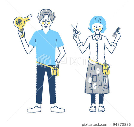 Beautician men and women Beautician men and women 94870886