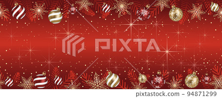 聖誕球無縫背景與文本空間 聖誕球無縫背景與文本空間 94871299