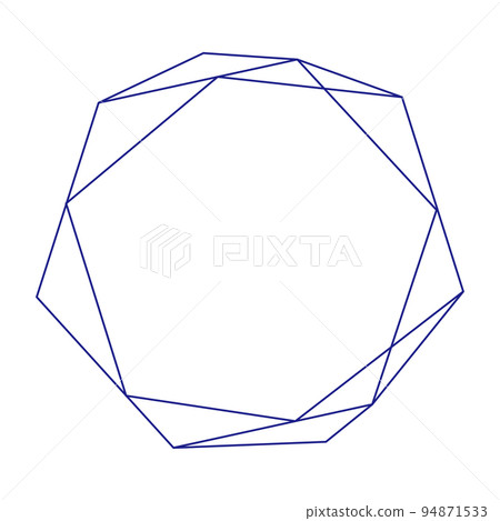 Geometric frame with a cool image Geometric frame with a cool image 94871533