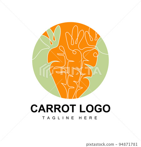 Carrot Logo Design Line Vector Style Vegetarian Fruit Vegetable Icon Cooking Ingredients Carrot Logo Design Line Vector Style Vegetarian Fruit Vegetable Icon Cooking Ingredients 94871781